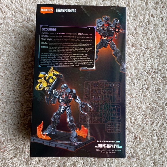 NIB LOT of 5 BLOKEES Transformers Classic Class Model Kits - Picture 6 of 8